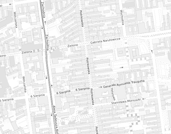 Mapa z adresem organizacji