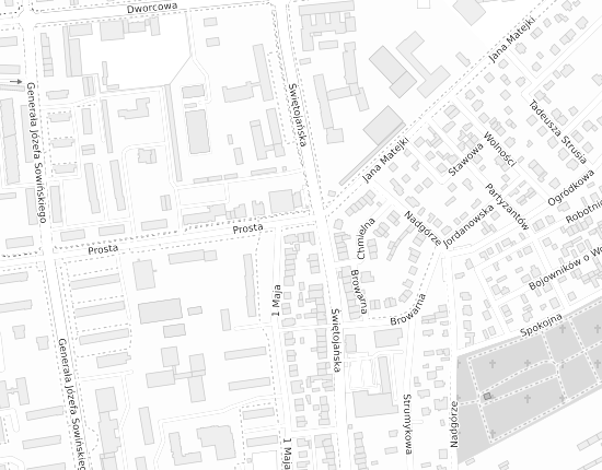Mapa z adresem organizacji