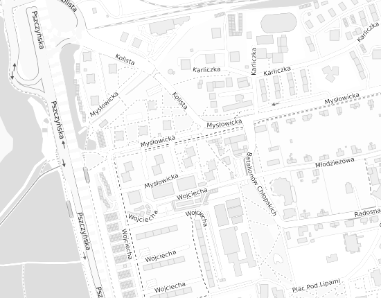 Mapa z adresem organizacji