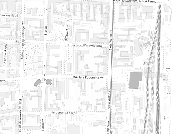 Mapa z adresem organizacji