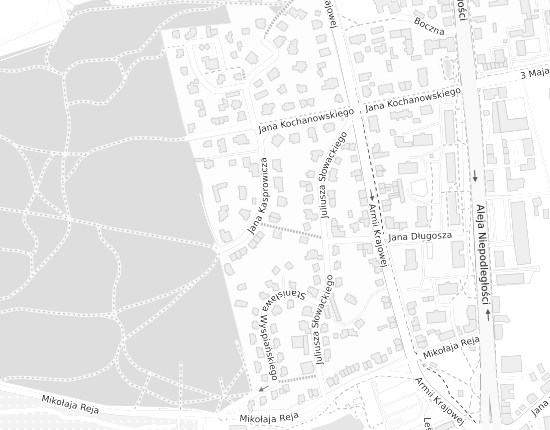 Mapa z adresem organizacji