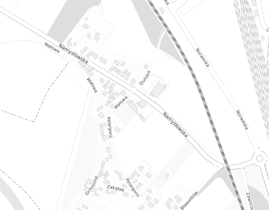 Mapa z adresem organizacji
