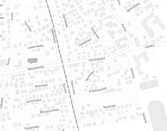 Mapa z adresem organizacji