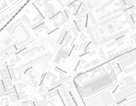 Mapa z adresem organizacji