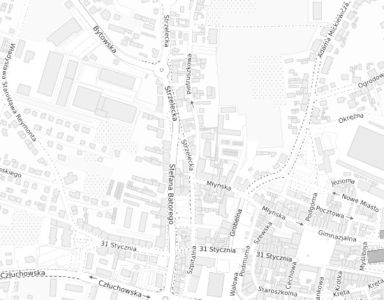 Mapa z adresem organizacji