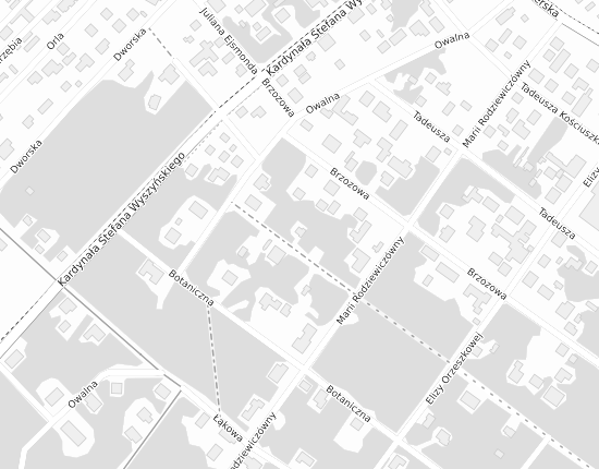 Mapa z adresem organizacji