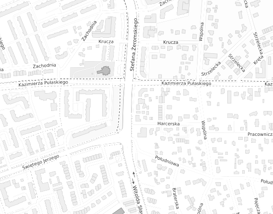 Mapa z adresem organizacji