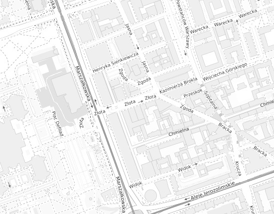 Mapa z adresem organizacji
