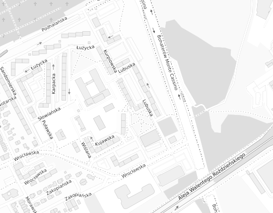 Mapa z adresem organizacji