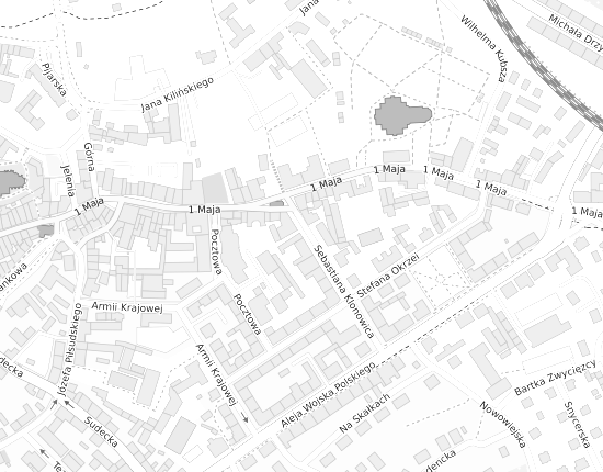 Mapa z adresem organizacji