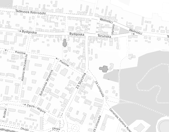 Mapa z adresem organizacji