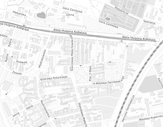 Mapa z adresem organizacji