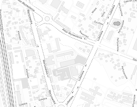 Mapa z adresem organizacji