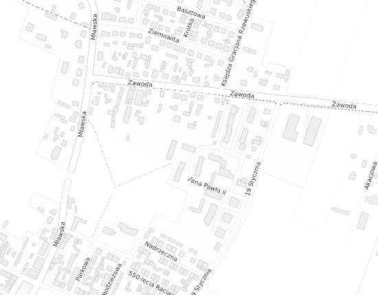 Mapa z adresem organizacji