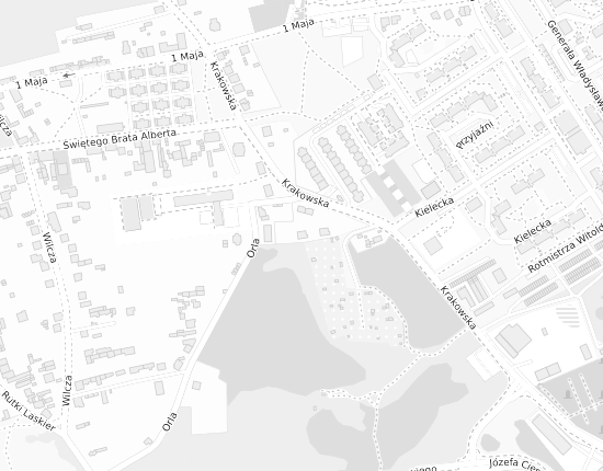 Mapa z adresem organizacji