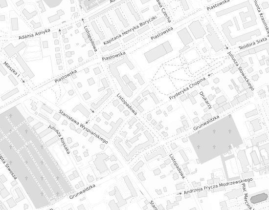 Mapa z adresem organizacji