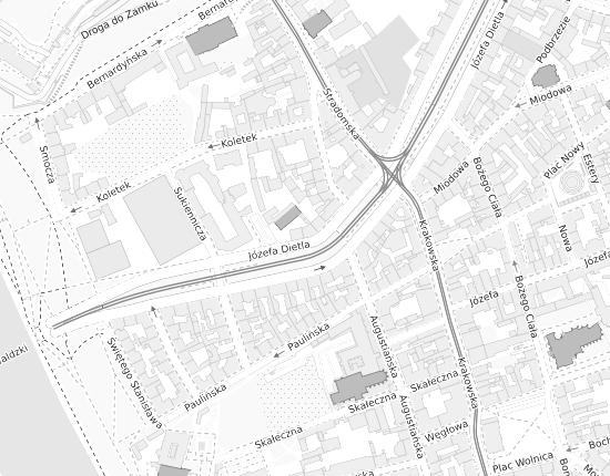 Mapa z adresem organizacji