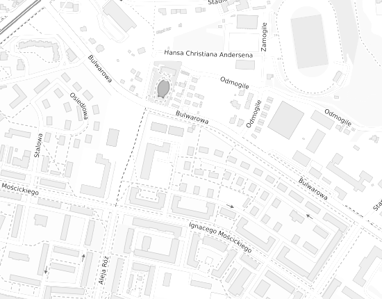 Mapa z adresem organizacji