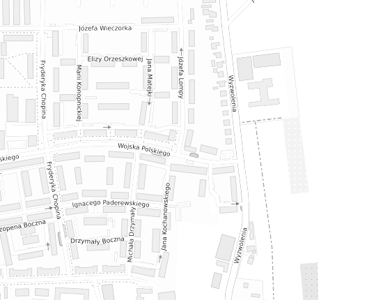 Mapa z adresem organizacji