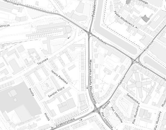 Mapa z adresem organizacji