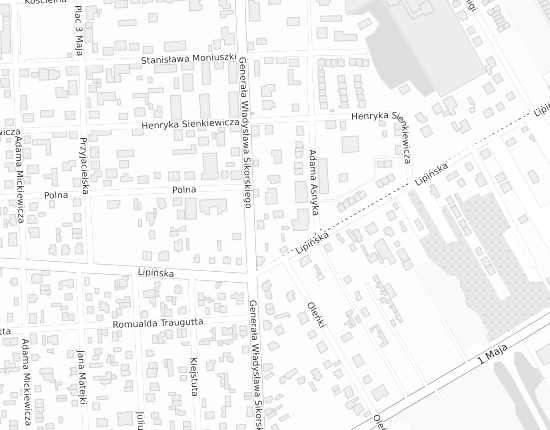 Mapa z adresem organizacji