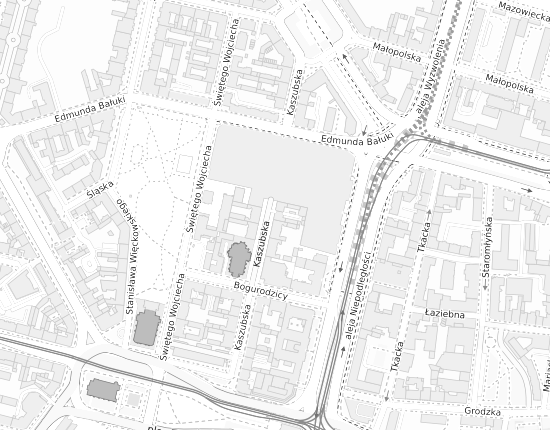 Mapa z adresem organizacji