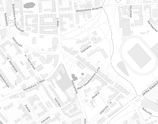 Mapa z adresem organizacji