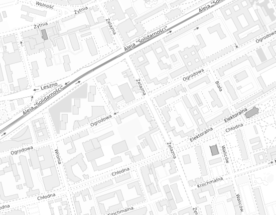 Mapa z adresem organizacji