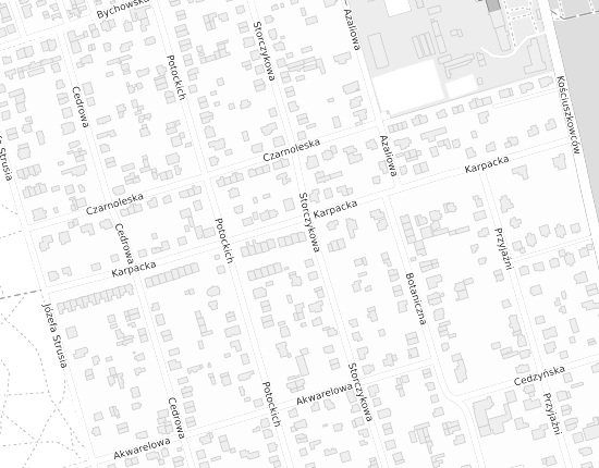 Mapa z adresem organizacji
