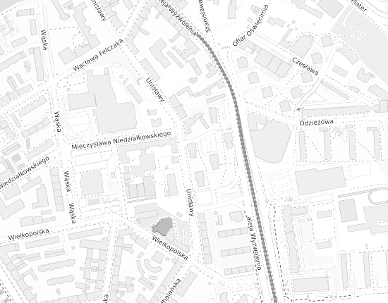 Mapa z adresem organizacji