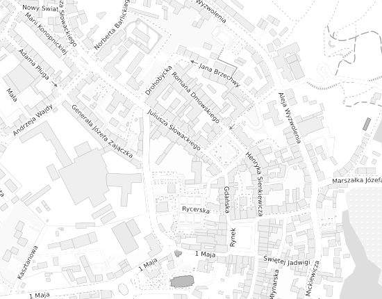 Mapa z adresem organizacji