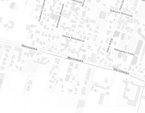 Mapa z adresem organizacji