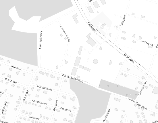 Mapa z adresem organizacji