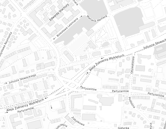 Mapa z adresem organizacji