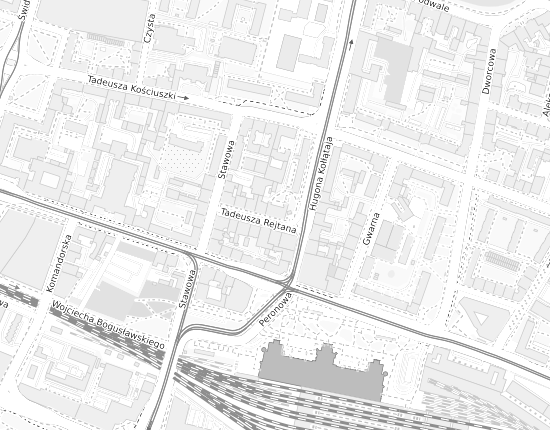 Mapa z adresem organizacji
