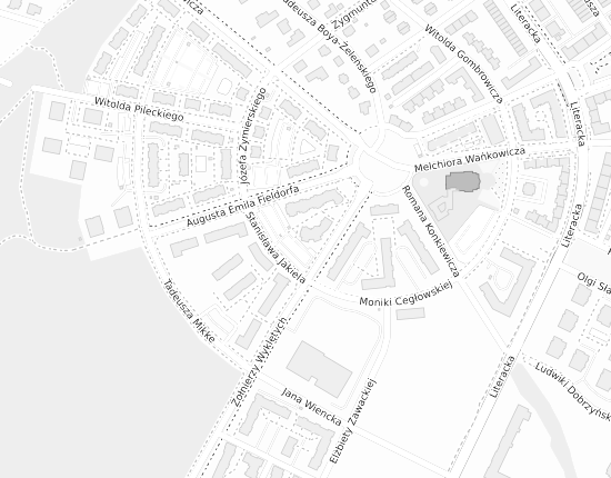 Mapa z adresem organizacji