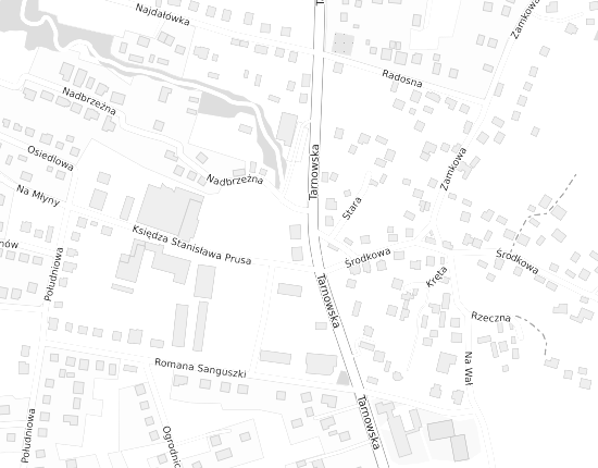 Mapa z adresem organizacji