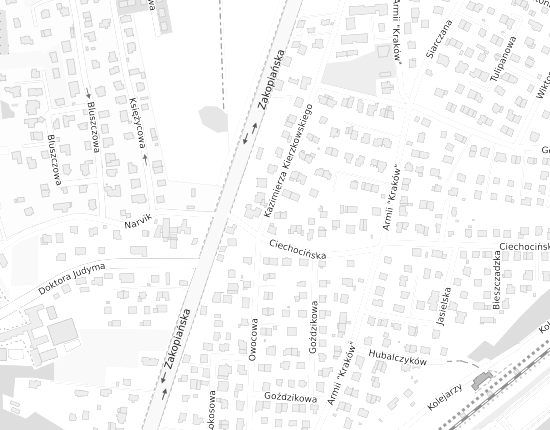 Mapa z adresem organizacji