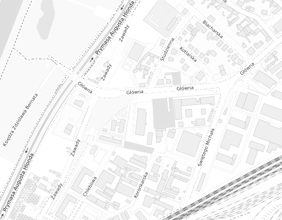Mapa z adresem organizacji