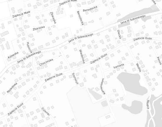 Mapa z adresem organizacji