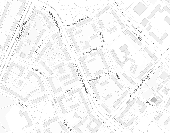 Mapa z adresem organizacji