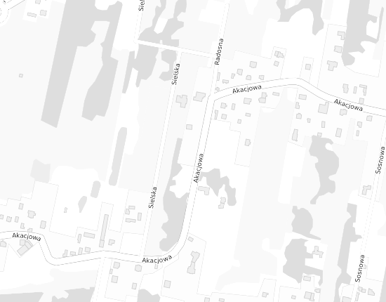 Mapa z adresem organizacji