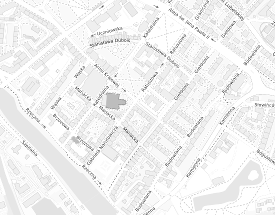 Mapa z adresem organizacji