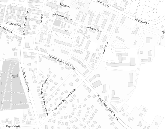 Mapa z adresem organizacji