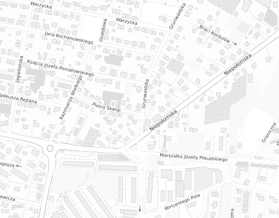 Mapa z adresem organizacji