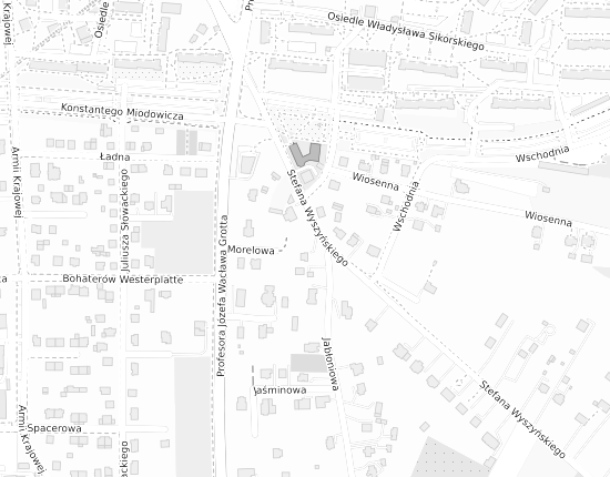 Mapa z adresem organizacji