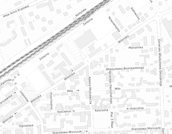 Mapa z adresem organizacji