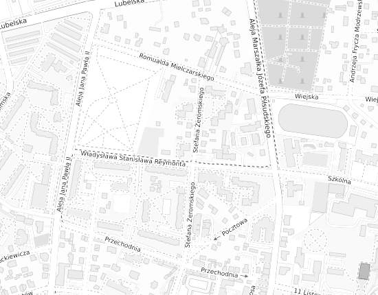 Mapa z adresem organizacji