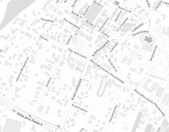 Mapa z adresem organizacji