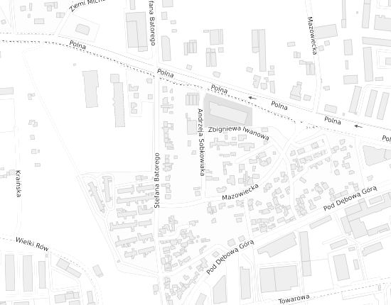 Mapa z adresem organizacji
